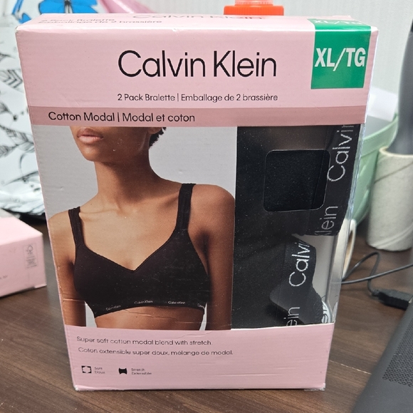 Calvin Klein Other - Calvin Klein Black Bralette 2-Pack